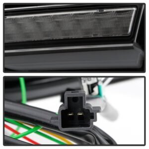 Subaru Impreza WRX 2008-2014 5Dr Hatchback Wagon LED Tail Lights - Sequential Signal - Black Smoke - Image 4