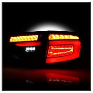 Subaru Impreza WRX 2008-2014 5Dr Hatchback Wagon LED Tail Lights - Sequential Signal - Black Smoke - Image 7