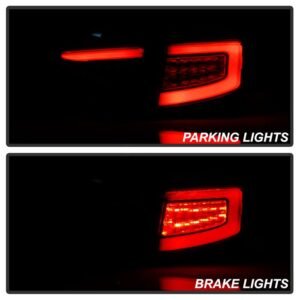 Subaru Impreza WRX 2008-2014 5Dr Hatchback Wagon LED Tail Lights - Sequential Signal - Black Smoke - Image 9