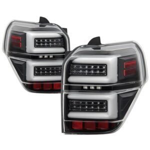 Toyota 4Runner 2010 - 2014 LED Tail Lights - Sequential Turn Signal - Black - Image 1
