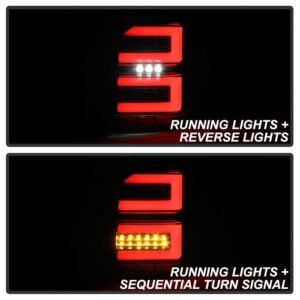 Toyota 4Runner 2010 - 2014 LED Tail Lights - Sequential Turn Signal - Black - Image 10
