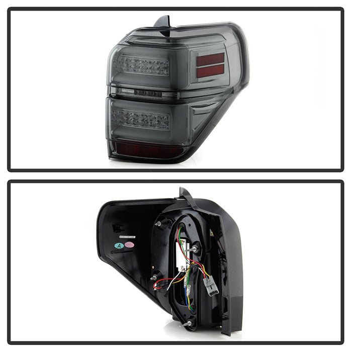 Toyota 4Runner 2010 - 2014 LED Tail Lights - Sequential Turn Signal - Smoke