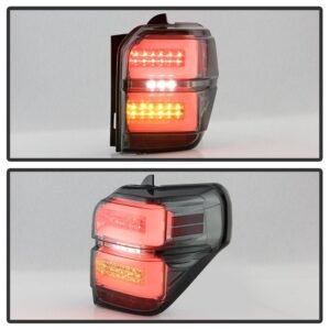 Toyota 4Runner 2010 - 2014 LED Tail Lights - Sequential Turn Signal - Smoke - Image 6