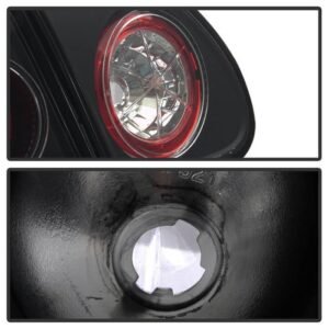 Toyota Corolla 03-08 Euro Style Tail Lights - Black - Image 3