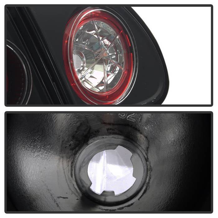 Toyota Corolla 03-08 Euro Style Tail Lights - Black