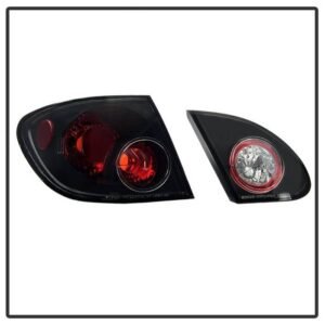 Toyota Corolla 03-08 Euro Style Tail Lights - Black - Image 5