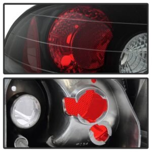 Toyota Corolla 98-02 Euro Style Tail Lights - Black - Image 4