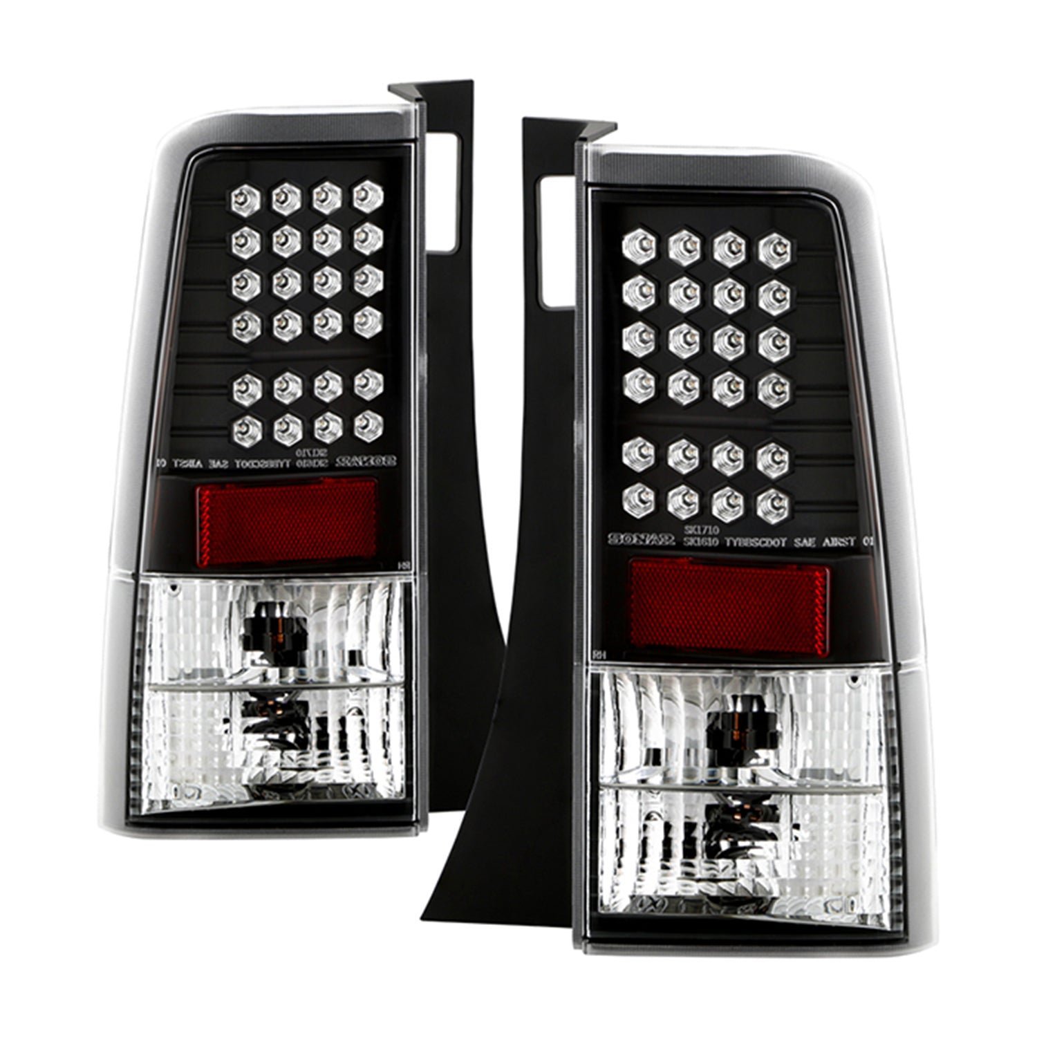 Scion XB 03-07 LED Tail Lights - Black - Image 1