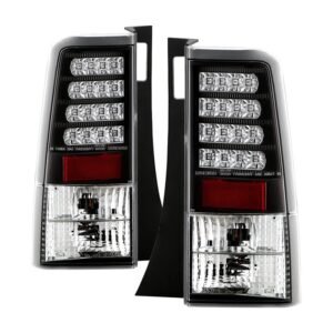 Scion XB 03-07 Version 2 LED Tail Lights - Black - Image 1