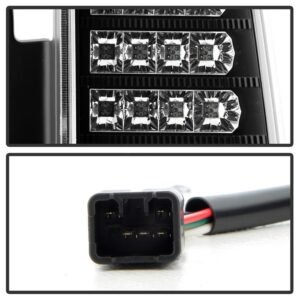 Scion XB 03-07 Version 2 LED Tail Lights - Black - Image 4