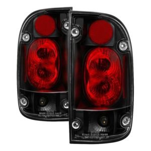 Toyota Tacoma 01-04 Euro Style Tail Lights - Black - Image 1