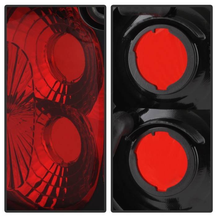Toyota Tacoma 01-04 Euro Style Tail Lights - Black