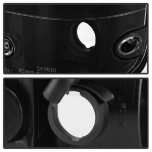 Toyota Tacoma 01-04 Euro Style Tail Lights - Black - Image 4