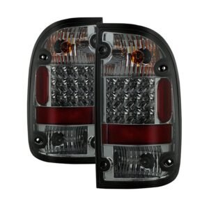 Toyota Tacoma 01-04 LED Tail Lights - Smoke - Image 1