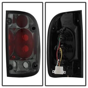 Toyota Tacoma 01-04 Euro Style Tail Lights - Smoke - Image 2