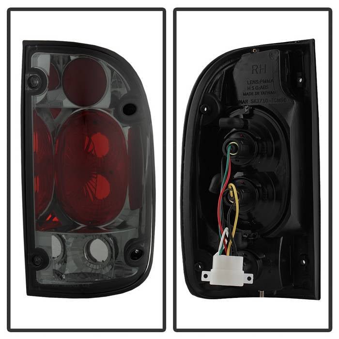 Toyota Tacoma 01-04 Euro Style Tail Lights - Smoke