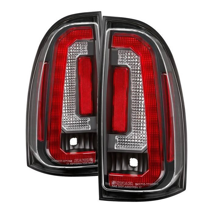 Toyota Tacoma 05-15 LED Tail Lights  - Black