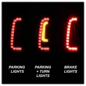Toyota Tacoma 05-15 LED Tail Lights  - Black - Image 9