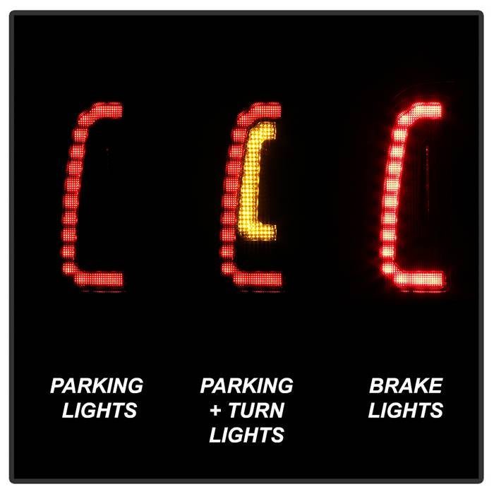 Toyota Tacoma 05-15 LED Tail Lights - Black Smoke