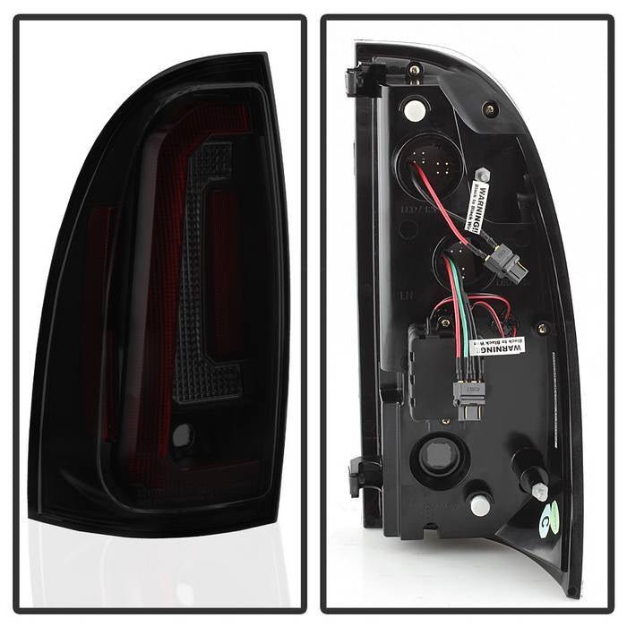 Toyota Tacoma 05-15 LED Tail Lights - Black Smoke