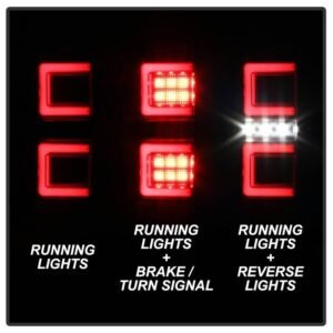Toyota Tacoma 16-19 LED Tail Lights - Black - Image 9