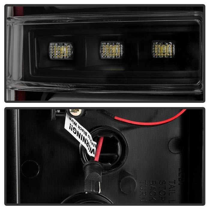 Toyota Tacoma 16-19 LED Tail Lights - Black Smoke