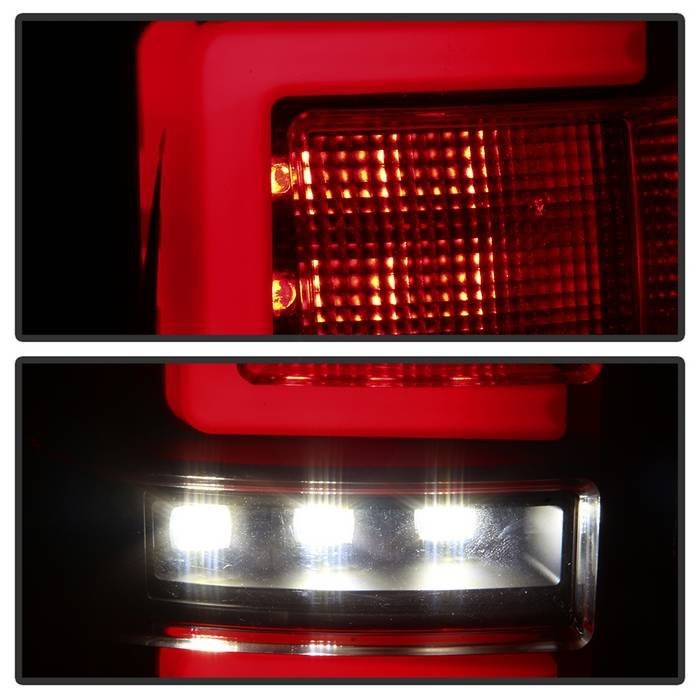 Toyota Tacoma 16-19 LED Tail Lights - Black Smoke