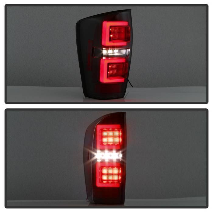 Toyota Tacoma 16-19 LED Tail Lights - Black Smoke