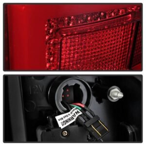 Toyota Tacoma 16-19 LED Tail Lights - Red Clear - Image 4