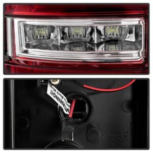 Toyota Tacoma 16-19 LED Tail Lights - Red Clear - Image 5