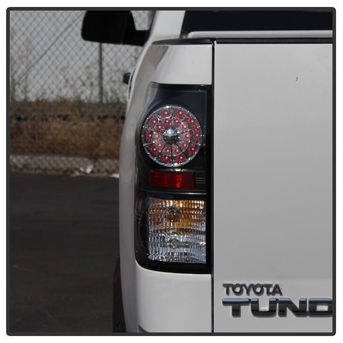 Toyota Tundra 07-13 LED Tail lights - Black