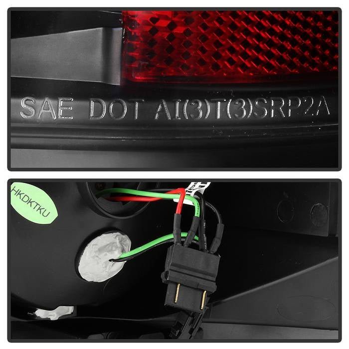 Toyota Tundra 07-13 LED Tail lights - Black