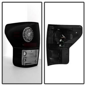 Toyota Tundra 07-13 LED Tail lights - Black Smoke - Image 2
