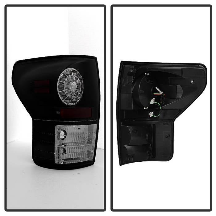 Toyota Tundra 07-13 LED Tail lights - Black Smoke