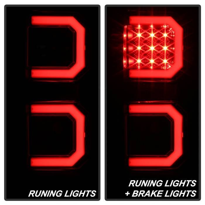 Toyota Tundra 07-13 Version 2 Light Bar LED Tail lights - Black