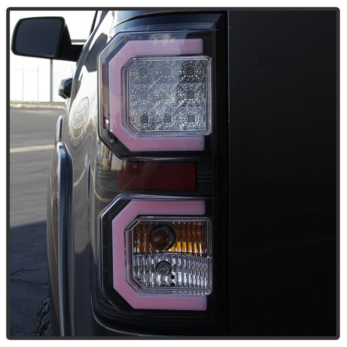 Toyota Tundra 07-13 Version 2 Light Bar LED Tail lights - Black