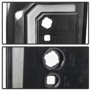 Toyota Tundra 07-13 Version 2 Light Bar LED Tail lights - Black - Image 5