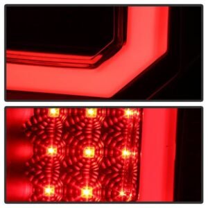 Toyota Tundra 07-13 Version 2 Light Bar LED Tail lights - Black - Image 7