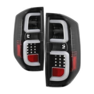 Toyota Tundra 2014-2019 Light Bar LED Tail Lights - All Black - Image 1