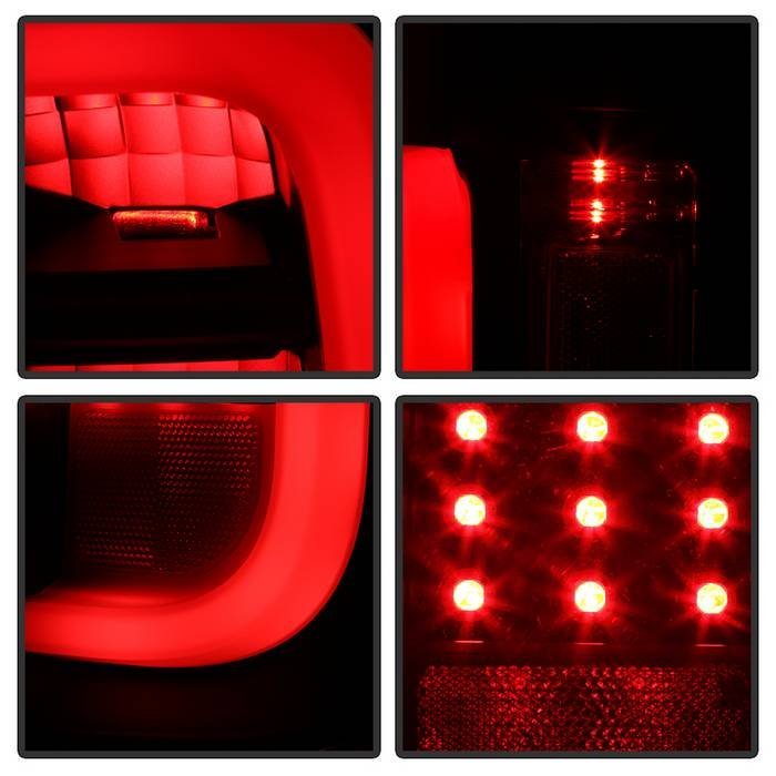 Toyota Tundra 2014-2019 Light Bar LED Tail Lights - All Black
