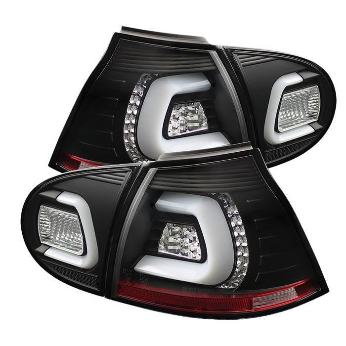 Volkswagen Golf V 06-09 LED TURN SIGNAL LED Tail Lights - Black