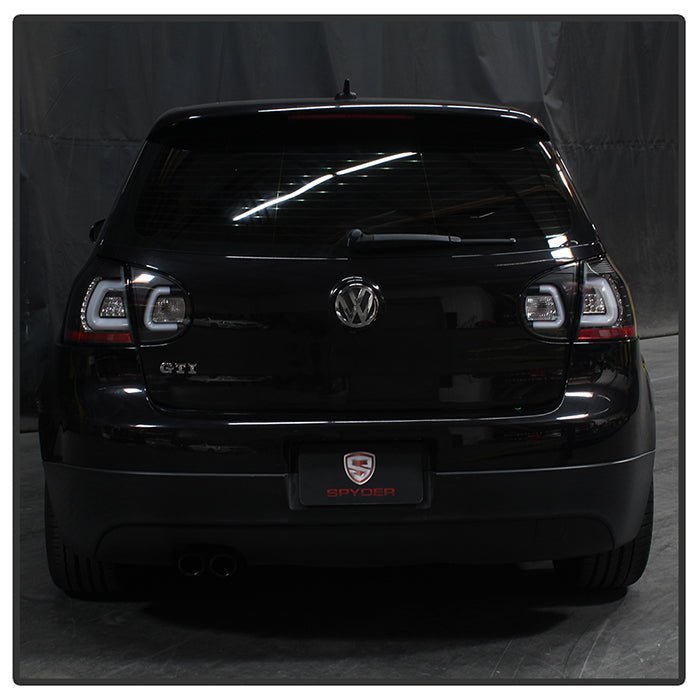 Volkswagen Golf V 06-09 LED TURN SIGNAL LED Tail Lights - Black