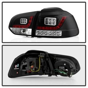 Volkswagen Golf / GTI 10-13 LED Tail Lights - Black - Image 2
