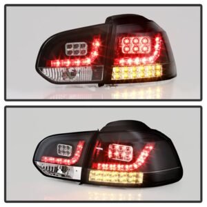 Volkswagen Golf / GTI 10-13 LED Tail Lights - Black - Image 7