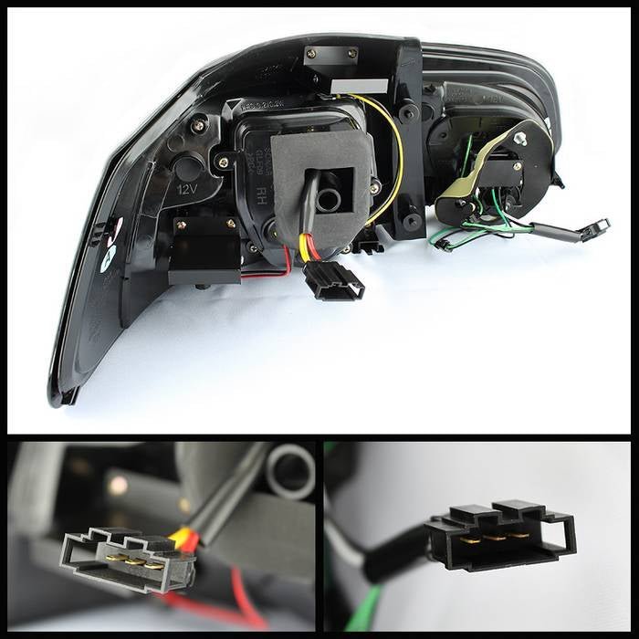 Volkswagen Golf / GTI 10-13 G2 Type With Light Bar LED Tail Lights - Black