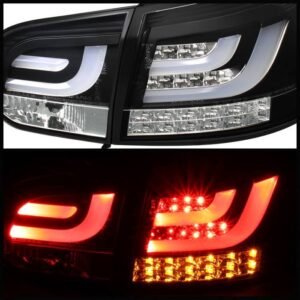 Volkswagen Golf / GTI 10-13 G2 Type With Light Bar LED Tail Lights - Black - Image 3
