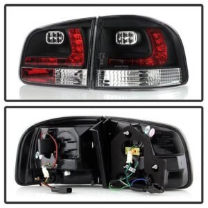 Volkswagen Touareg 03-07 LED Tail Lights - Black - Image 2