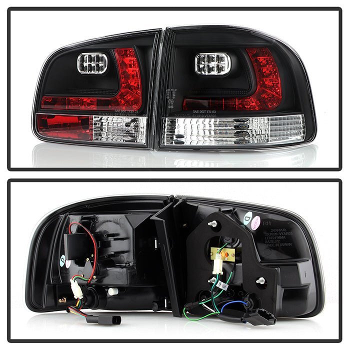 Volkswagen Touareg 03-07 LED Tail Lights - Black