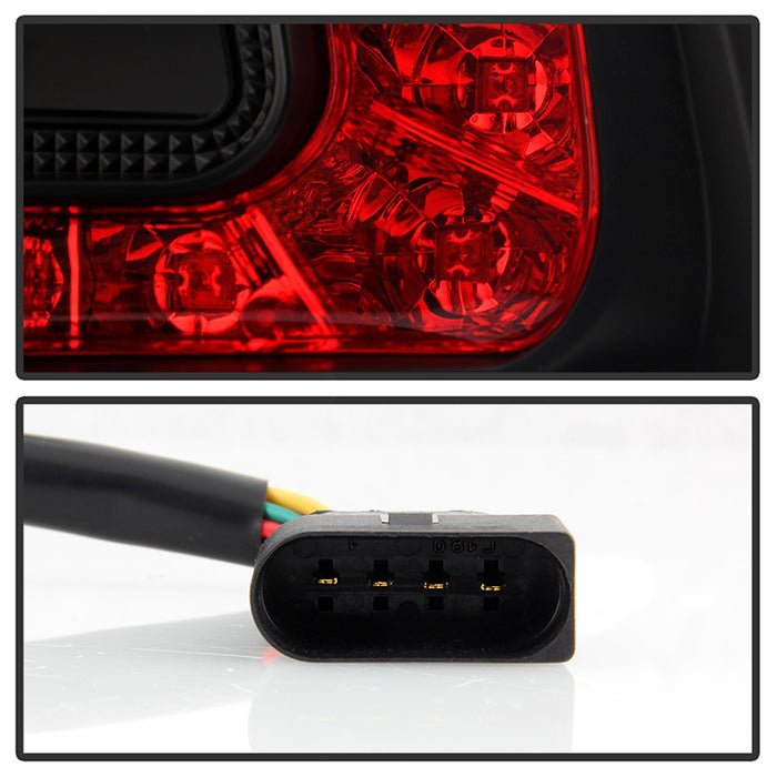 Volkswagen Touareg 03-07 LED Tail Lights - Black