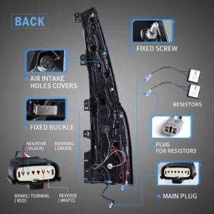 15-20 Chevrolet Tahoe Suburban 4th Gen(K2UC) Vland LED Tail Lights with Sequential Turn Signal - Image 6